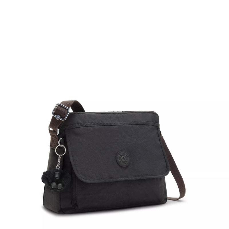 KIPLING KIPLING Kipling womens WomenÃ‚â€™s Aisling Bag, Lightweight Everyday Purse, Nylon Shoulder Crossbody Bag, Black Noir, 12 L x 8.87 H 4 D US - Image 5